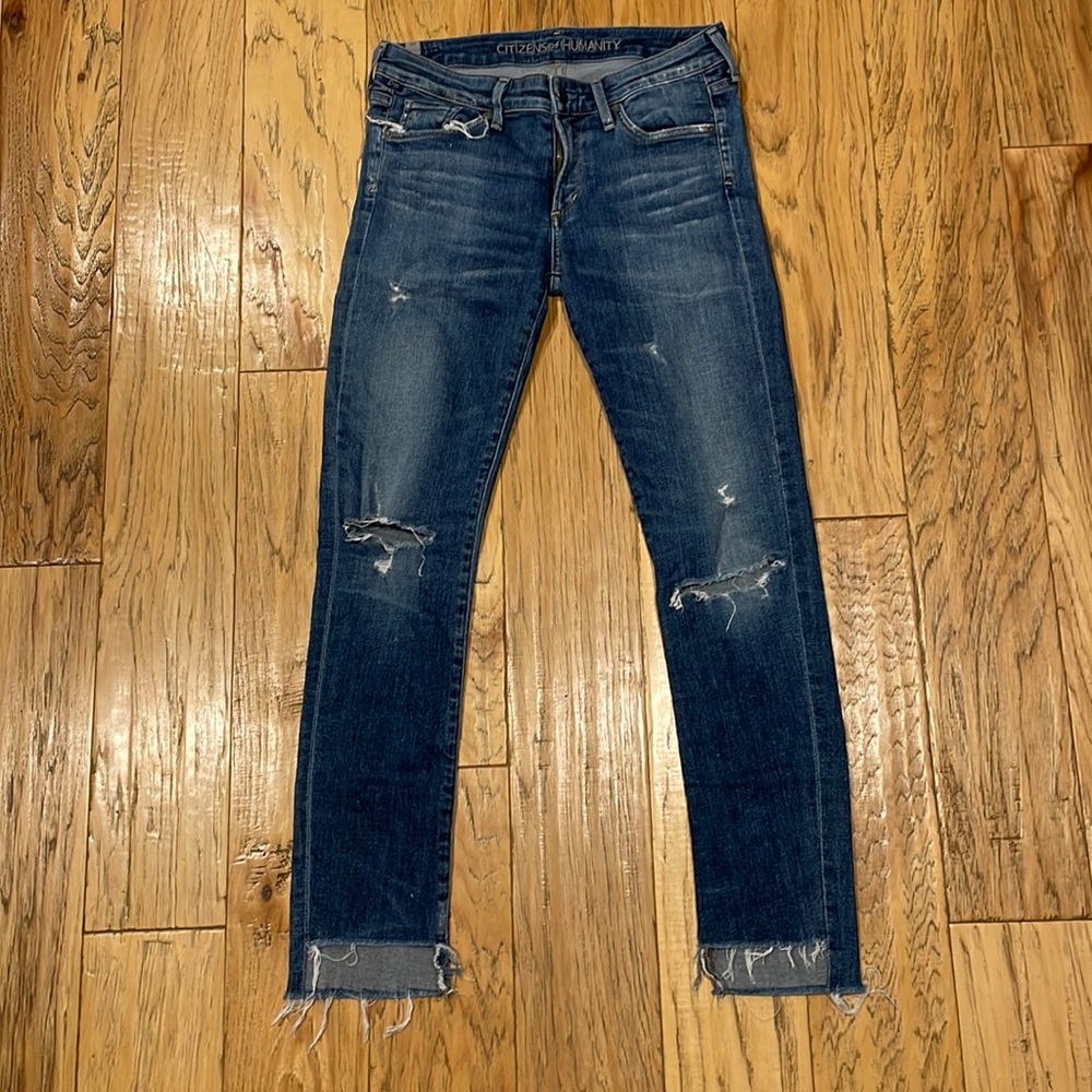 Citizens of Humanity distressed Arielle mid rise jeans